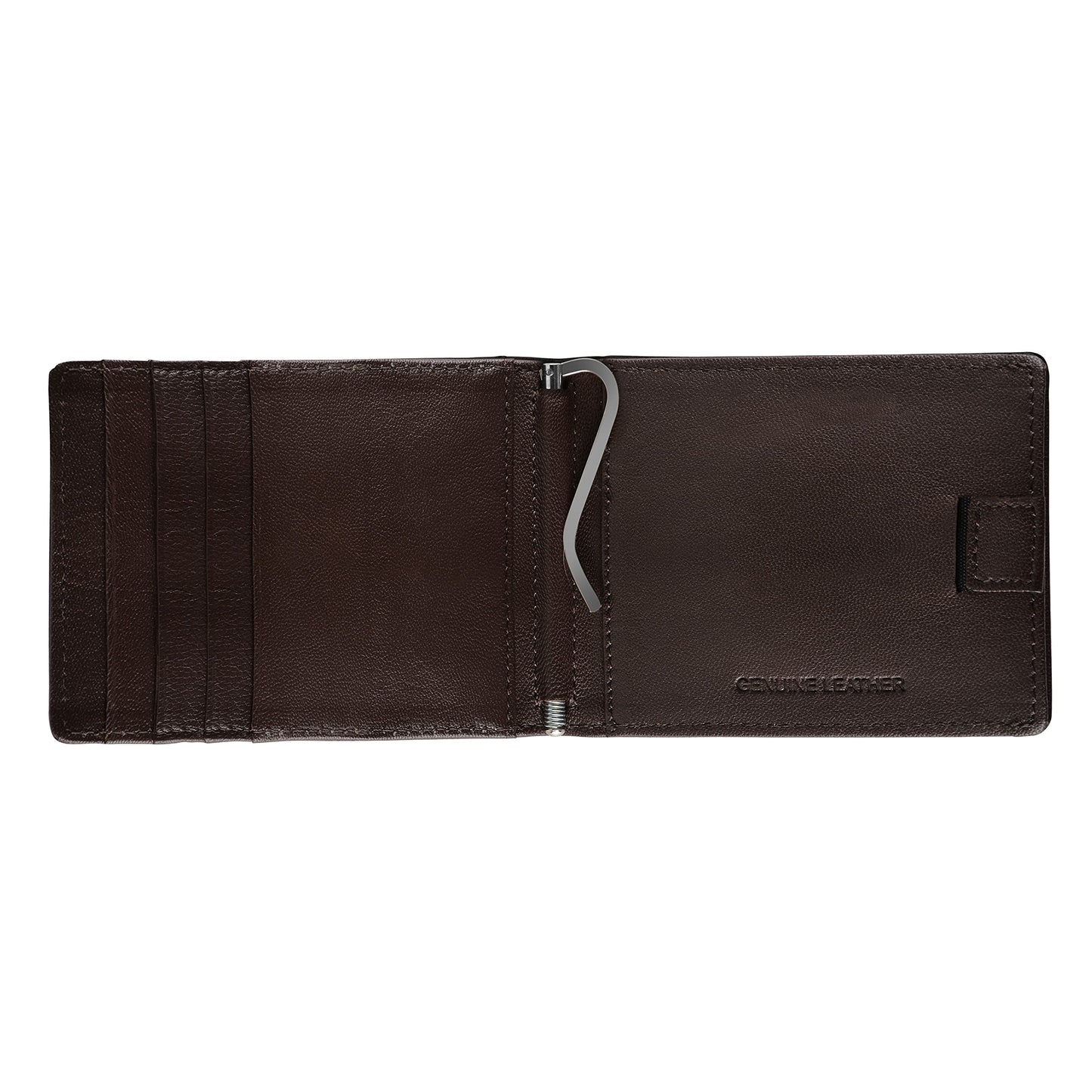 evalgo® Men’s Money Clip Wallet with Card Holders - Genuine Leather, Slim and Minimalist Design