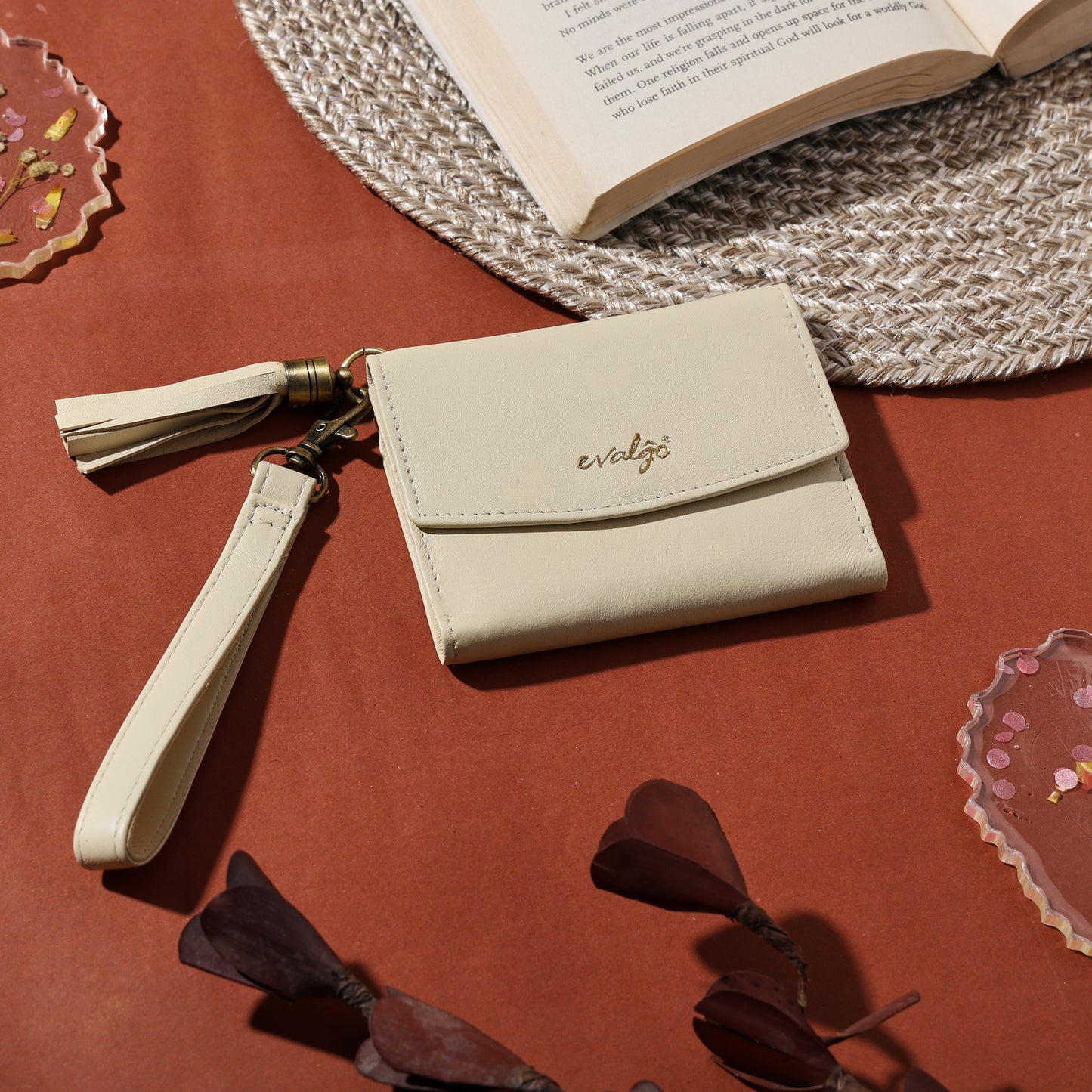 evalgo® Women's Wallet - Genuine Leather Premium Soft Quality, RFID Protected, Slim and Minimalist Design