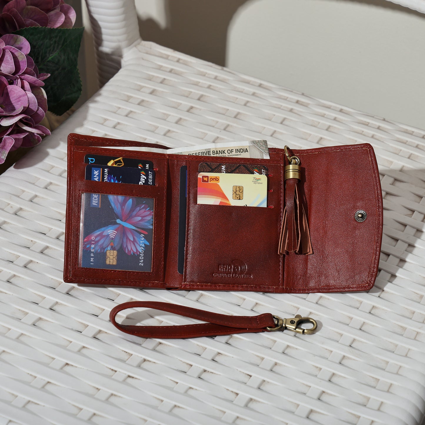 evalgo® Women's Wallet - Genuine Leather Premium Soft Quality, RFID Protected, Slim and Minimalist Design