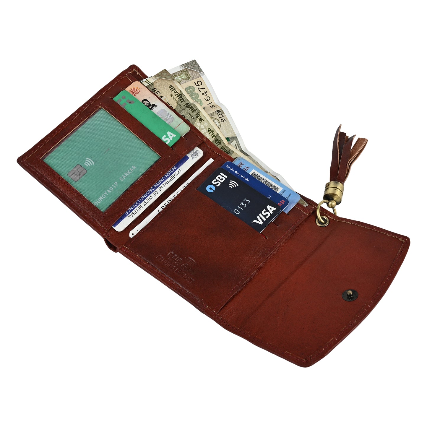 evalgo® Women's Wallet - Genuine Leather Premium Soft Quality, Slim and Minimalist Design