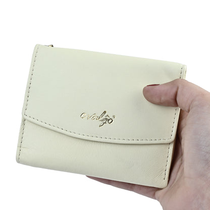 evalgo® Women's Wallet - Genuine Leather Premium Soft Quality, RFID Protected, Slim and Minimalist Design