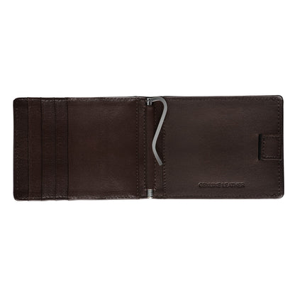 evalgo® Men’s Money Clip Wallet with Card Holders - Genuine Leather, Slim and Minimalist Design