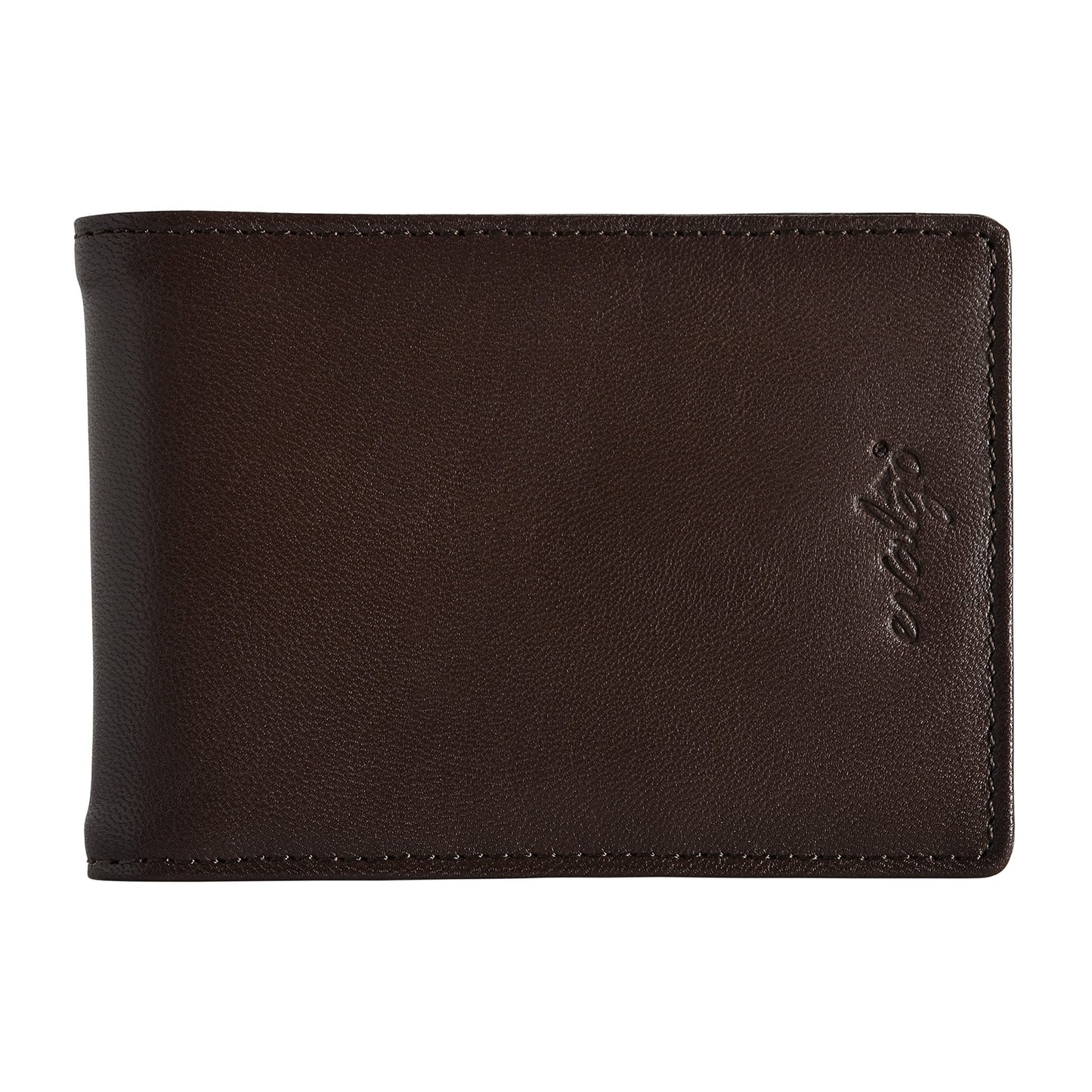 evalgo® Men’s Money Clip Wallet with Card Holders - Genuine Soft Leather, Slim and Minimalist Design - evalgo®