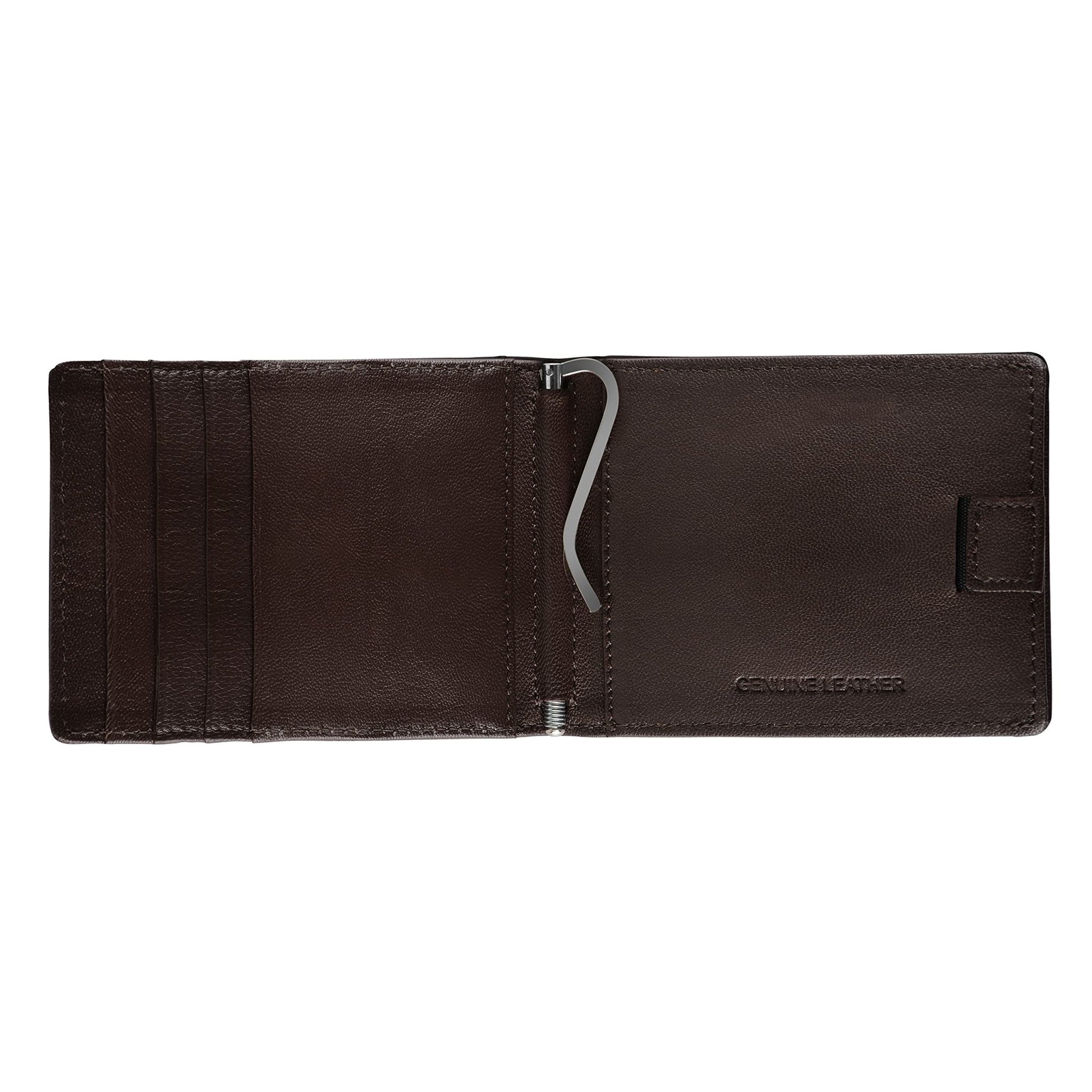 evalgo® Men’s Money Clip Wallet with Card Holders - Genuine Soft Leather, Slim and Minimalist Design - evalgo®