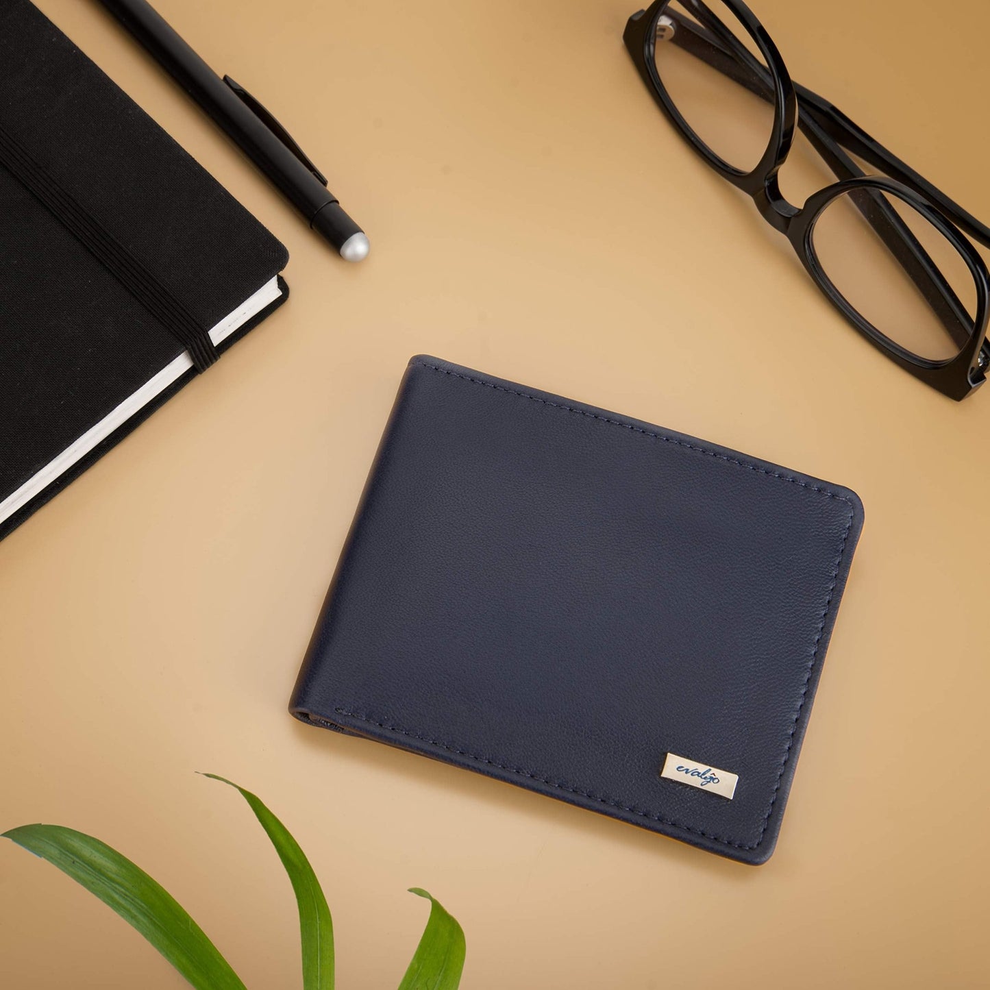 evalgo® Men's Wallet, Genuine Leather Premium Soft Quality with Card Holders and Coin Pocket - evalgo®