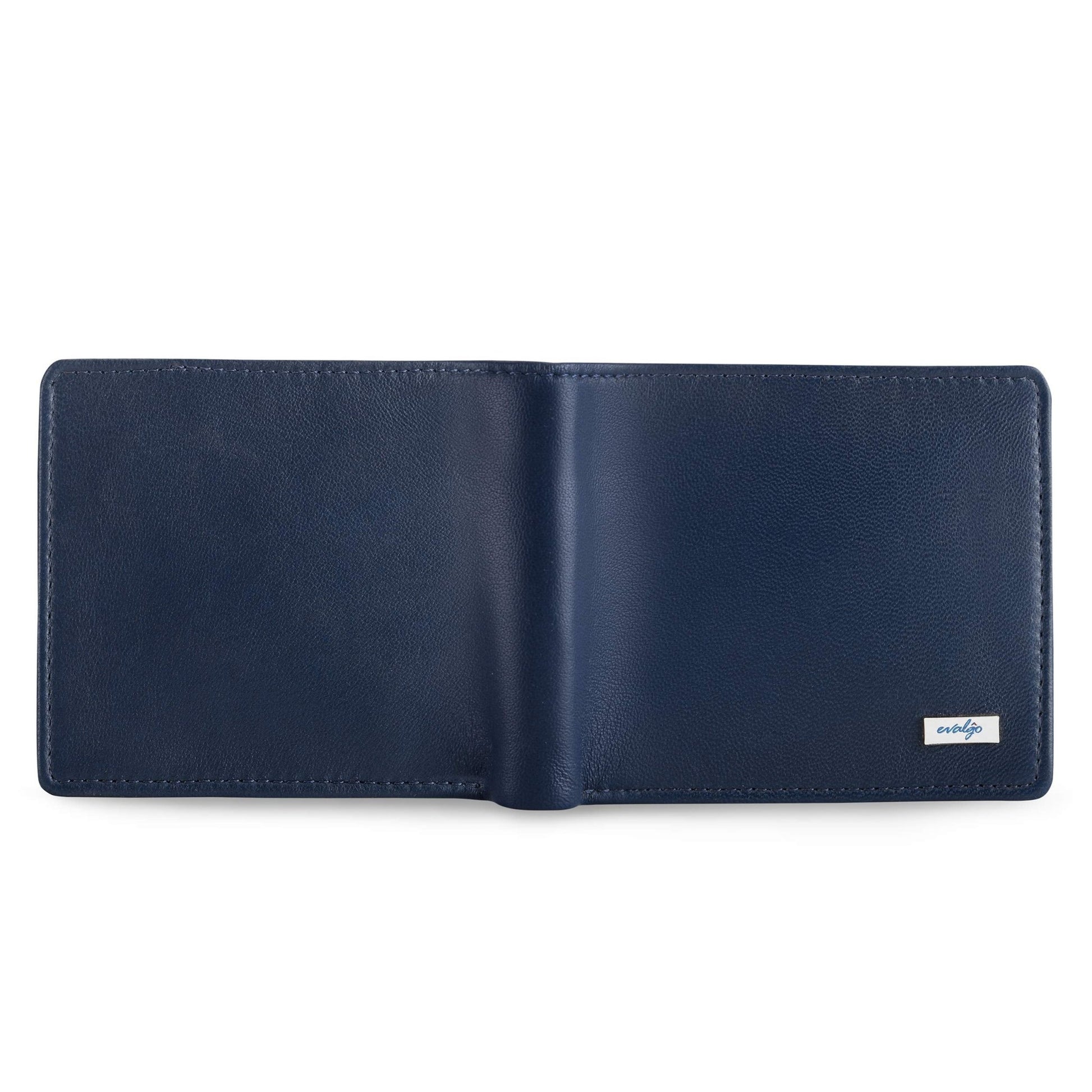 evalgo® Men's Wallet, Genuine Leather Premium Soft Quality with Card Holders and Coin Pocket - evalgo®