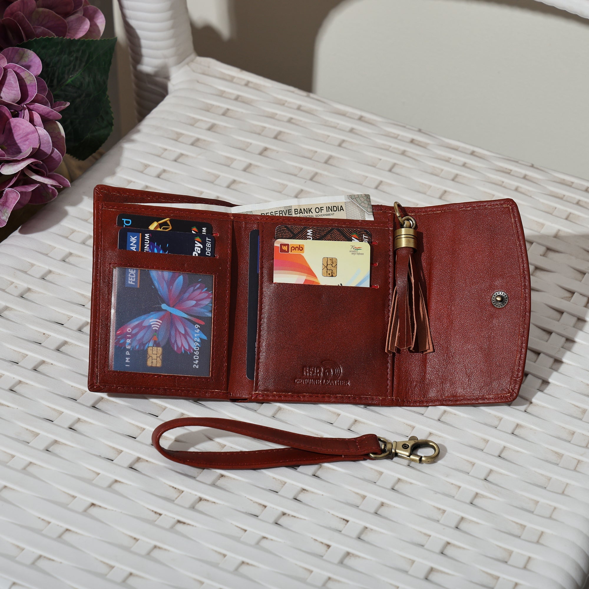 evalgo® Women's Wallet - Genuine Leather Premium Soft Quality, Slim and Minimalist Design - evalgo®