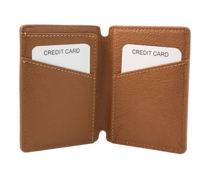 The evalgo® Snap — Slim Magnetic Top-Grain Leather Wallet - evalgo®