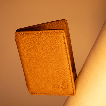 The evalgo® Snap — Slim Magnetic Top-Grain Leather Wallet - evalgo®