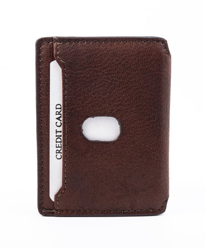 The evalgo® Snap — Slim Magnetic Top-Grain Leather Wallet - evalgo®