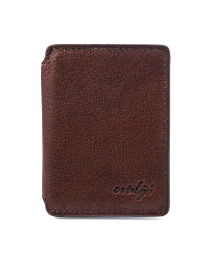 The evalgo® Snap — Slim Magnetic Top-Grain Leather Wallet - evalgo®