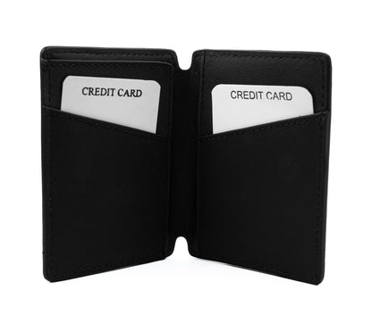The evalgo® Snap — Slim Magnetic Top-Grain Leather Wallet - evalgo®