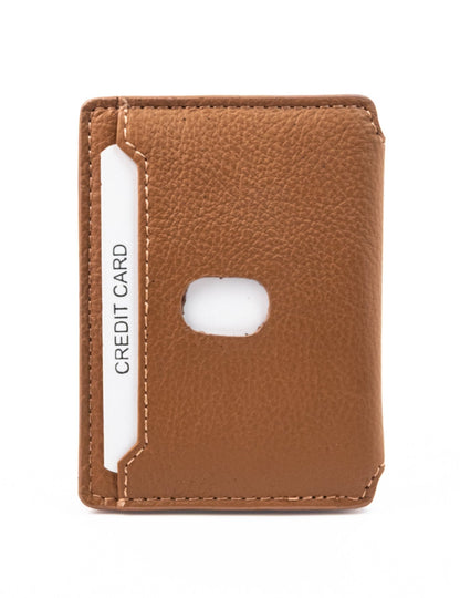 The evalgo® Snap — Slim Magnetic Top-Grain Leather Wallet - evalgo®