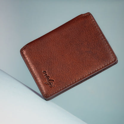 The evalgo® Snap — Slim Magnetic Top-Grain Leather Wallet - evalgo®