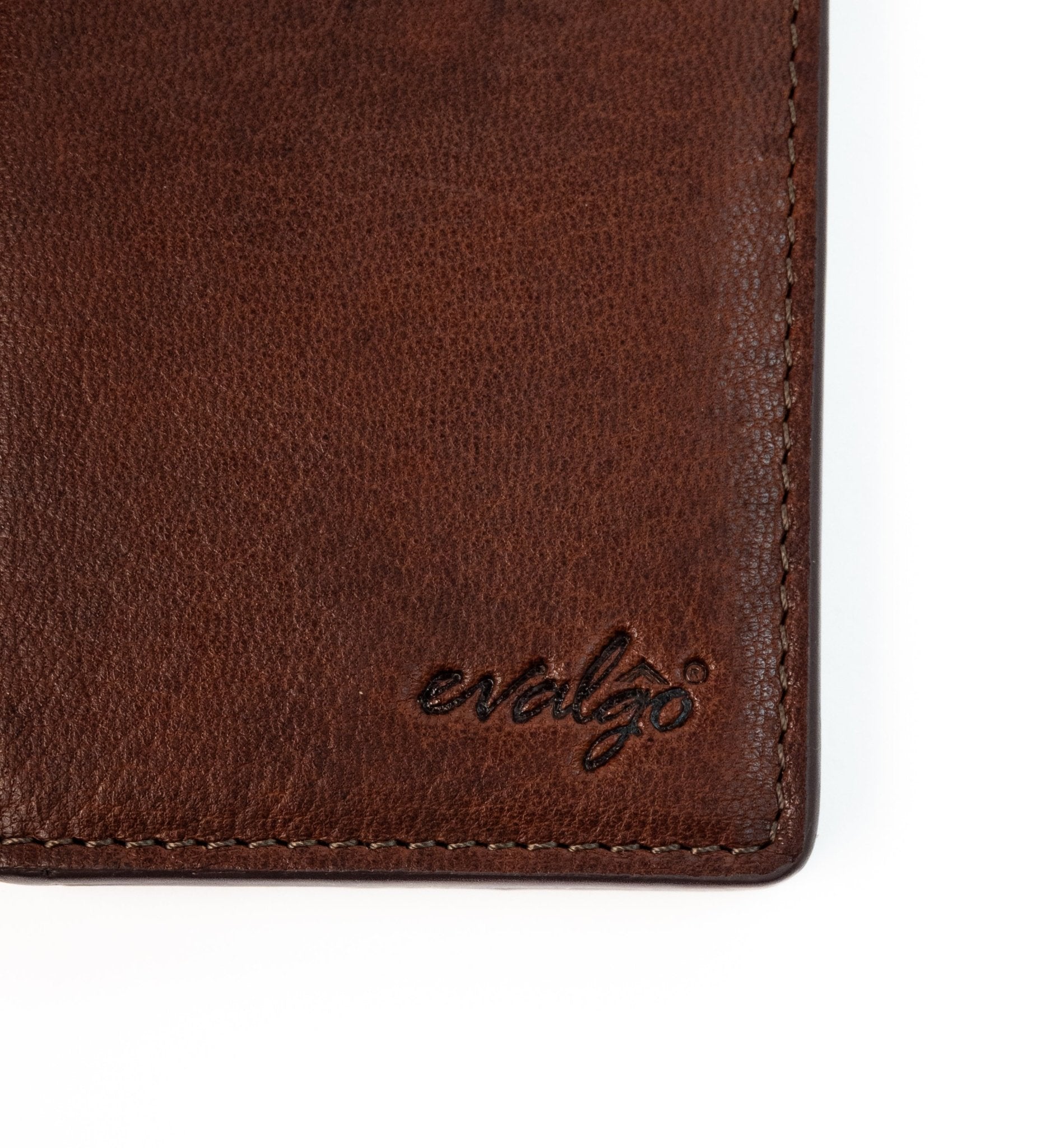 The evalgo® Snap — Slim Magnetic Top-Grain Leather Wallet - evalgo®